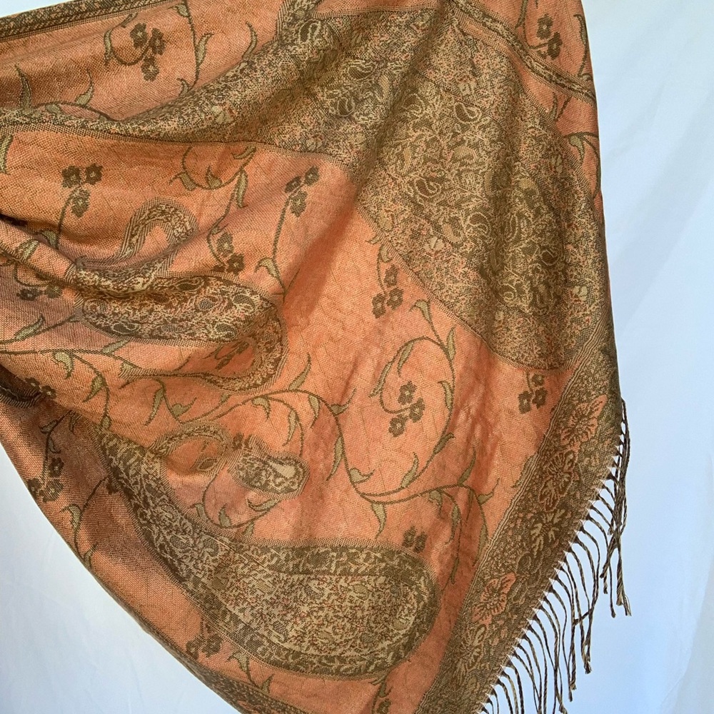 Reversible Rustic Pashmina - Picture 4 of 7